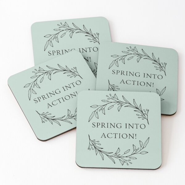Item preview, Spring into action minimal designed and sold by Sleek Sketch Studio.