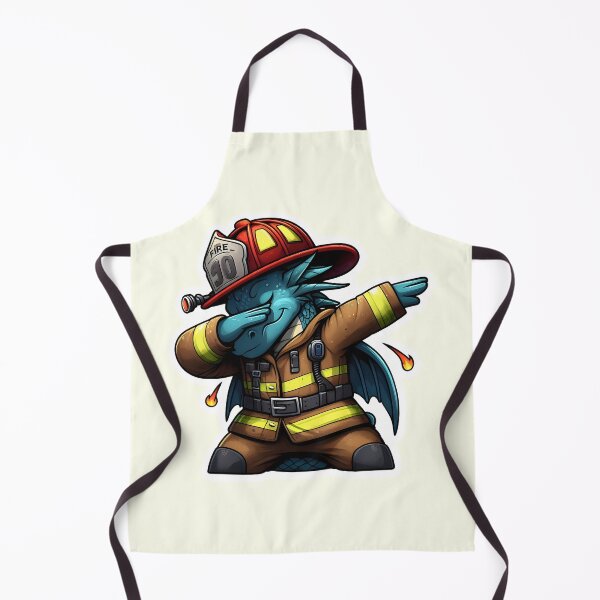 Item preview, Dabbing Firefighter dragon designed and sold by Animalpetslover.