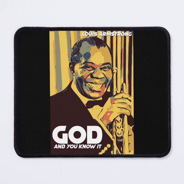 Item preview, Louis. GOD designed and sold by Corry Bros Jazz Stuff Shop.