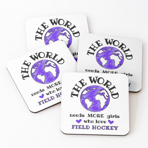 Item preview, The world needs more girls who play field hockey. designed and sold by TheGreenGoat.