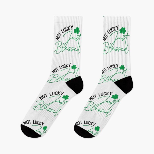 Item preview, Not Lucky Just Blessed Green Shamrock,St Patricks Day designed and sold by BotunPeony.