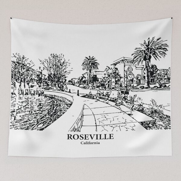 Item preview, Roseville - California designed and sold by Lakeric Cityscapes.