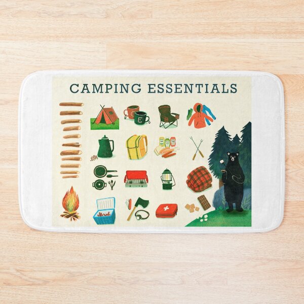 Item preview, Let's go camping - camping essentials designed and sold by Rollingpeach.