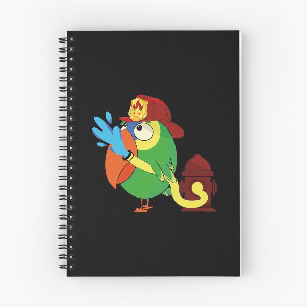 Item preview, Funny Amazon parrot firefighter - Parrot at work designed and sold by YoshiArtDesign.