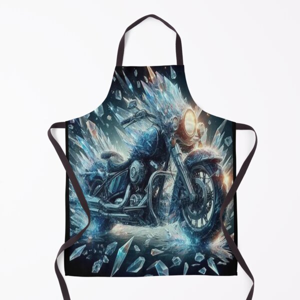 Item preview, Motorcycle bursting ice designed and sold by MogolArt.