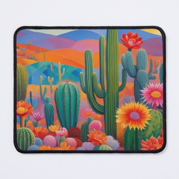 Item preview, Colorful cactus flowers designed and sold by M-Y-A-R-T-.