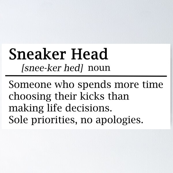 Artikel-Vorschau von Humorvolle Definition von Sneaker Head, designt und verkauft von EmeraldeaArt.