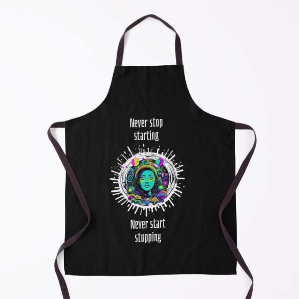 Item preview, Never stop starting, never start stopping. Design with a meaningful saying in English designed and sold by Pflugart.
