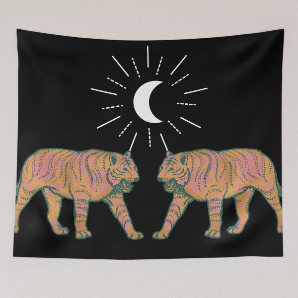 Item preview, Tigers and Moon - year of the Tiger  designed and sold by DreamersPlan.