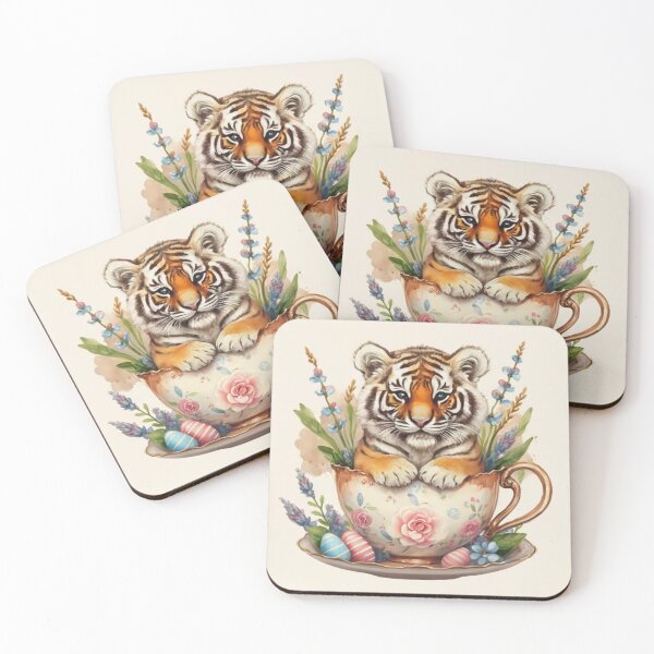 Item preview, Tiger inside the cup designed and sold by Art-Design-EM.