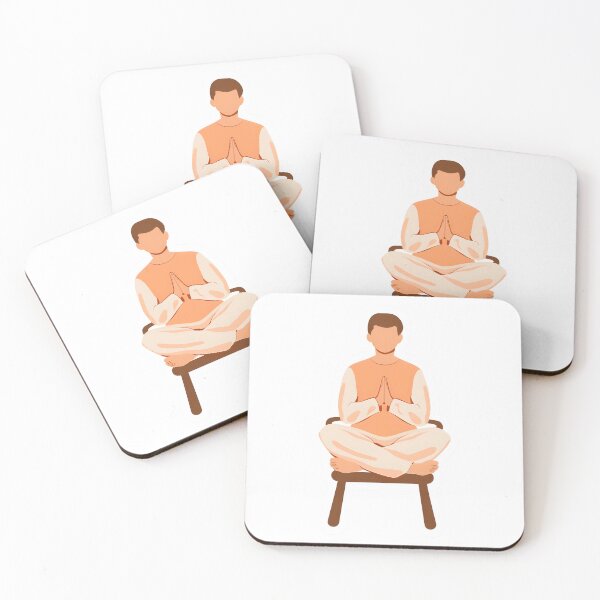 Item preview, Serenity Seat - Chair Yoga Meditation Sticker designed and sold by Liseri.