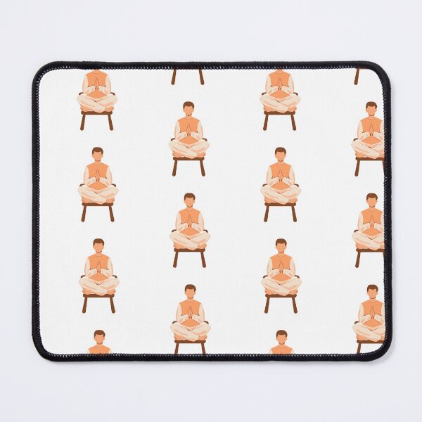 Item preview, Serenity Seat - Chair Yoga Meditation Sticker designed and sold by Liseri.
