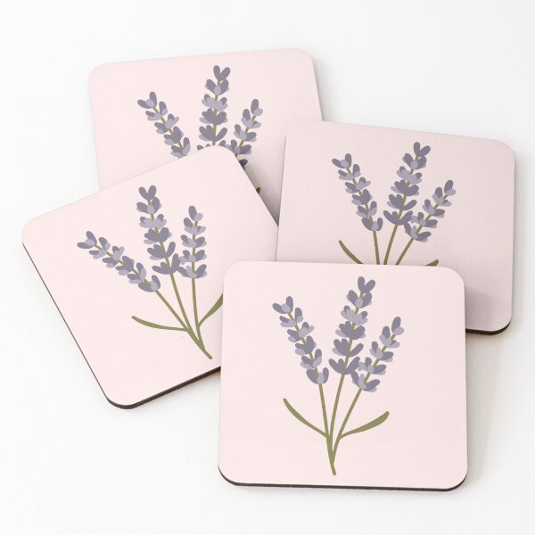 Item preview, Pastel Lavender Flower Pattern designed and sold by PatternInArt.