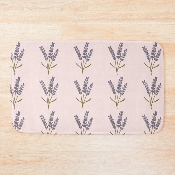 Item preview, Pastel Lavender Flower Pattern designed and sold by PatternInArt.