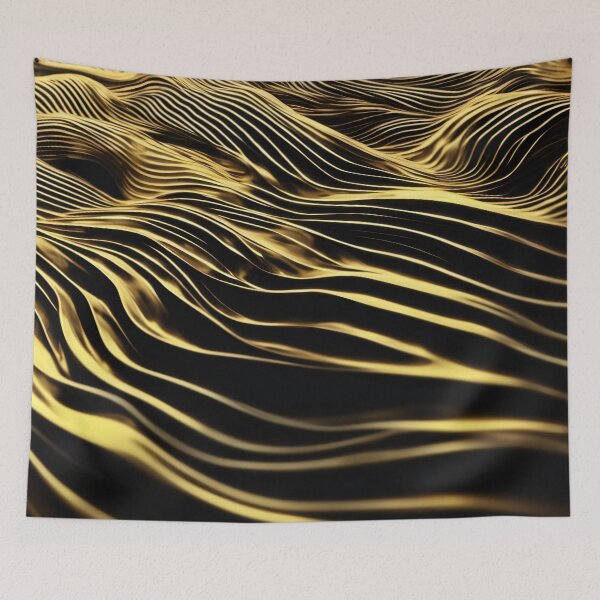 Item preview, Spectral golden waves designed and sold by Jxnx ..