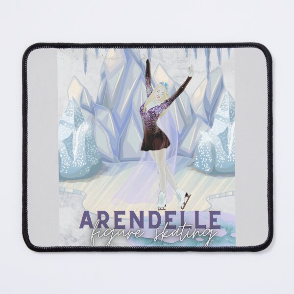 Item preview, Arendelle Figure Skating Ice Skating Poster designed and sold by stargazerhill.