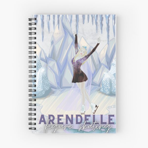 Artikelvorschau, Arendelle Figure Skating Ice Skating Poster entworfen und verkauft von stargazerhill.