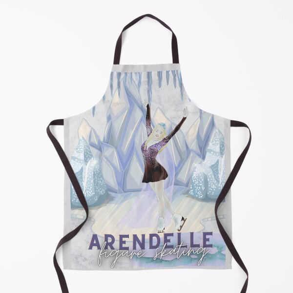 Item preview, Arendelle Figure Skating Ice Skating Poster designed and sold by stargazerhill.