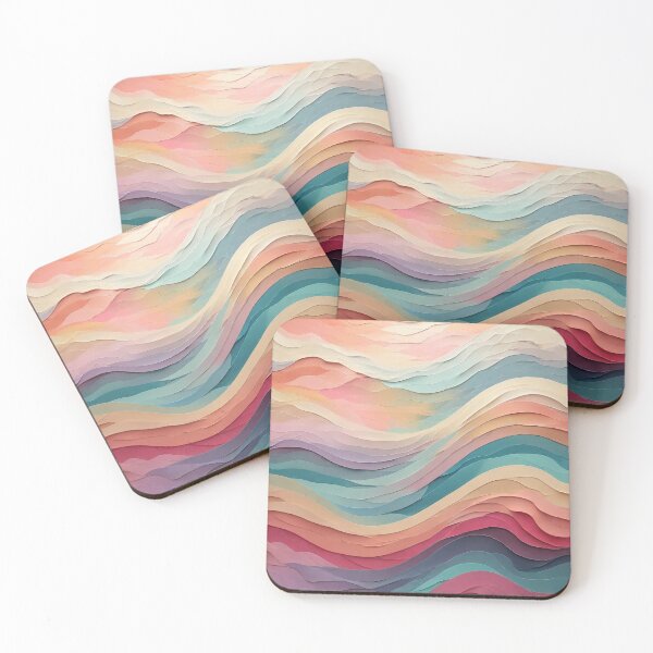 Item preview, Calm Waves Gradient Colors designed and sold by TondoMeander.
