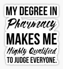 Pharmacy Degree Sticker