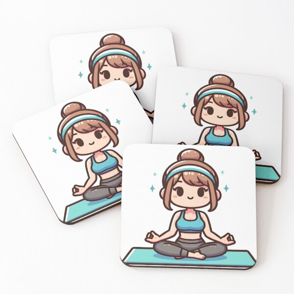 Item preview, Kawaii Athlete: Yoga Leggings And Headband designed and sold by CanvasCutie.