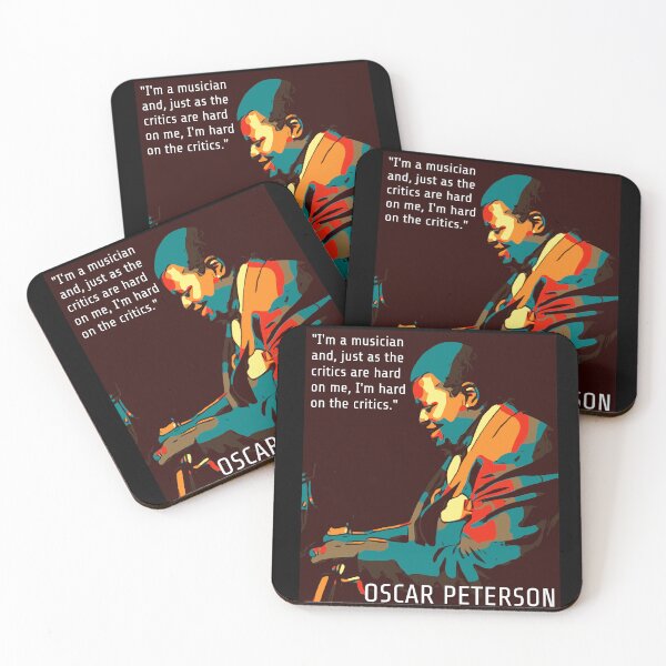 Item preview, Oscar Peterson designed and sold by Corry Bros Jazz Stuff Shop.
