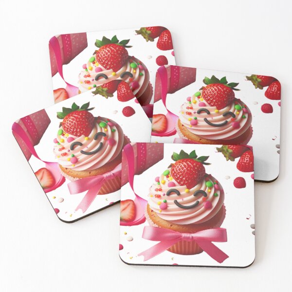 Item preview, strawberry cupcake designed and sold by cupipl.