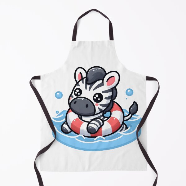 Item preview, Kawaii Zebra: A Lifebuoy designed and sold by CanvasCutie.