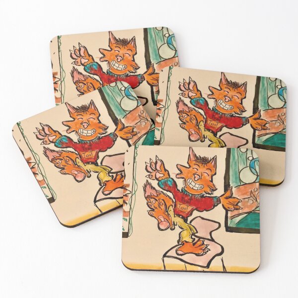 Item preview, Toot-Toot the Fox  designed and sold by FuzzyLustre.
