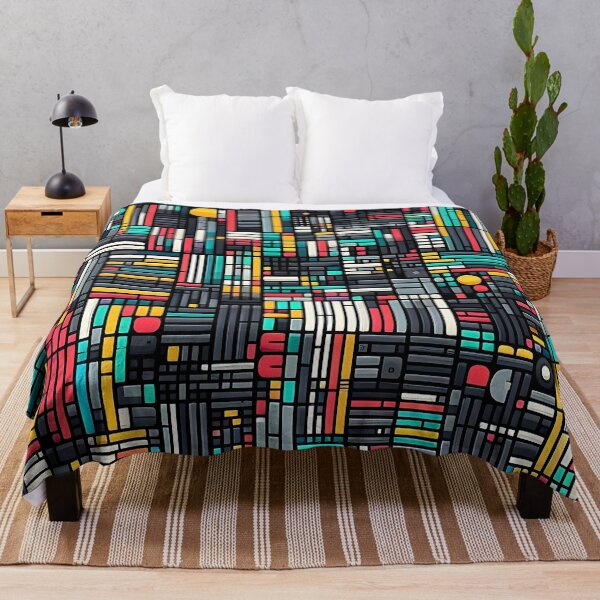 Item preview, Cuadrícula de colores abstractos designed and sold by PenguinPalace.
