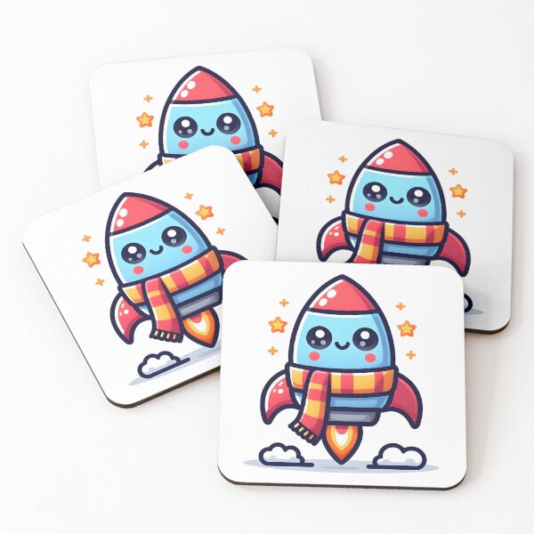 Item preview, Kawaii Rocket: Scarf designed and sold by CanvasCutie.