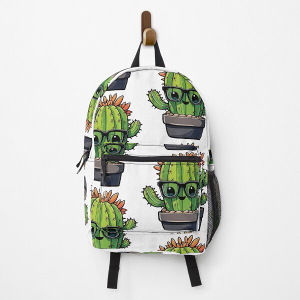 Item preview, Cute Nerd Cactus - Succulent Plant - Smiling Cactus - Potting Cactus Plants Wearing Glasses designed and sold by MyArt23.