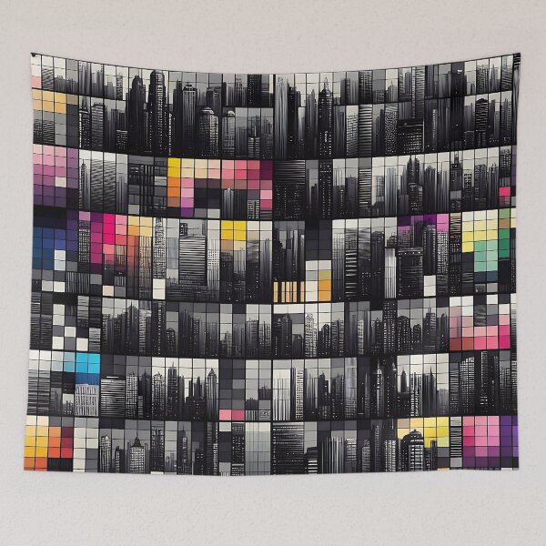 Item preview, City Color Grid designed and sold by PenguinPalace.