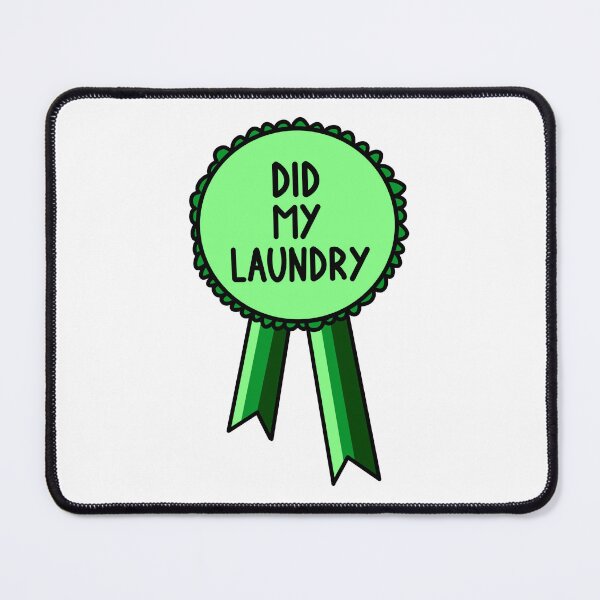 Item preview, Did My Laundry Ribbon Green  designed and sold by CJ Vanderbeek.