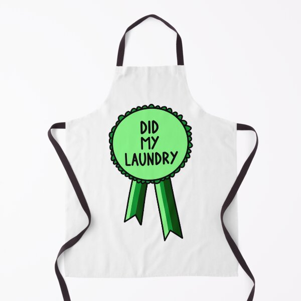 Item preview, Did My Laundry Ribbon Green designed and sold by CJ Vanderbeek.