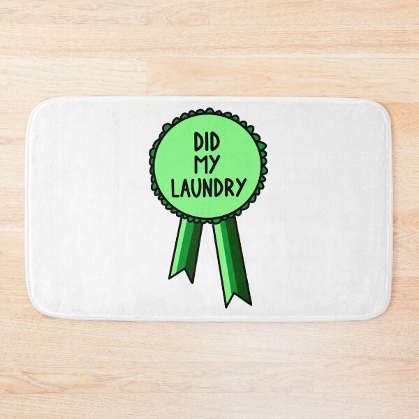 Item preview, Did My Laundry Ribbon Green  designed and sold by CJ Vanderbeek.