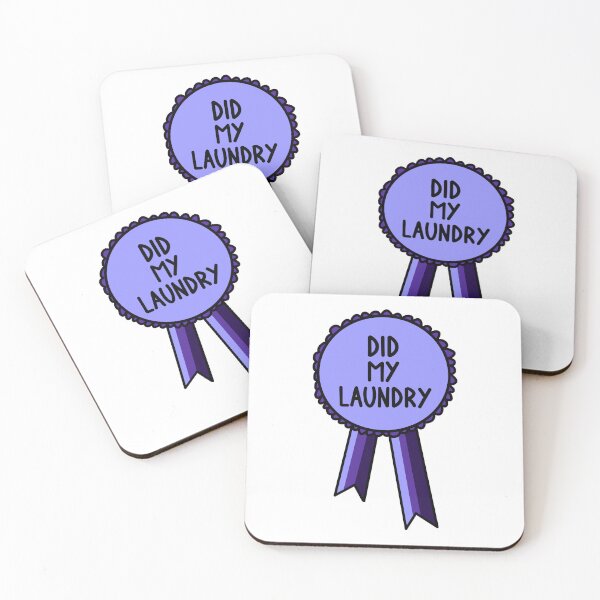 Item preview, Did My Laundry Ribbon Purple  designed and sold by CJ Vanderbeek.
