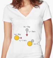 Diagram, pattern, tracery, weave, template, routine, stereotype, gauge, mold, Physics, #Diagram, #pattern, #tracery, #weave, #template, #routine, #stereotype, #gauge, #mold, #Physics #Mechanics #mass Women's Fitted V-Neck T-Shirt
