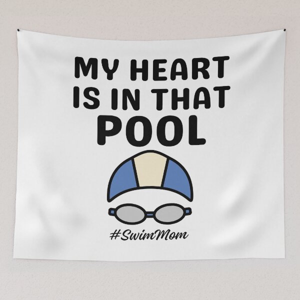 Item preview, Swim Mom Support Swimmer Mother Swim Meet Practice Training designed and sold by BunBuntheDog-.