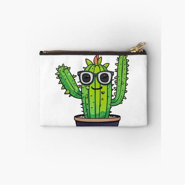 Item preview, Cute Nerd Cactus - Succulent Plant - Smiling Cactus - Potting Cactus Plants Wearing Glasses designed and sold by MyArt23.