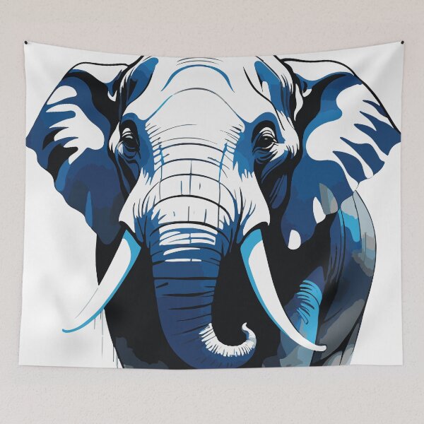 Item preview, Blue elephant designed and sold by maulbang.