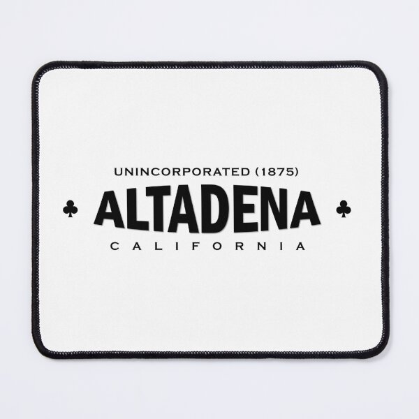 Item preview, ALTADENA CALIFORNIA UNINC CLUB INFLATED (Transparent Black) by Mistah Wilson designed and sold by The Street Sign Store.