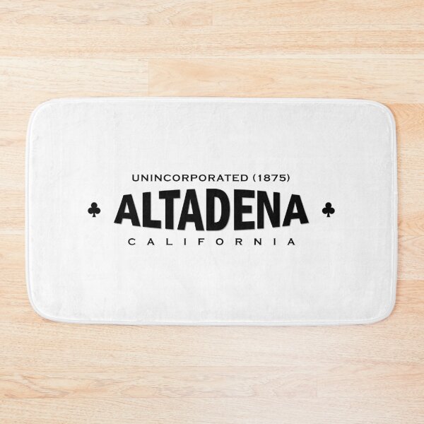 Item preview, ALTADENA CALIFORNIA UNINC CLUB INFLATED (Transparent Black) by Mistah Wilson designed and sold by The Street Sign Store.