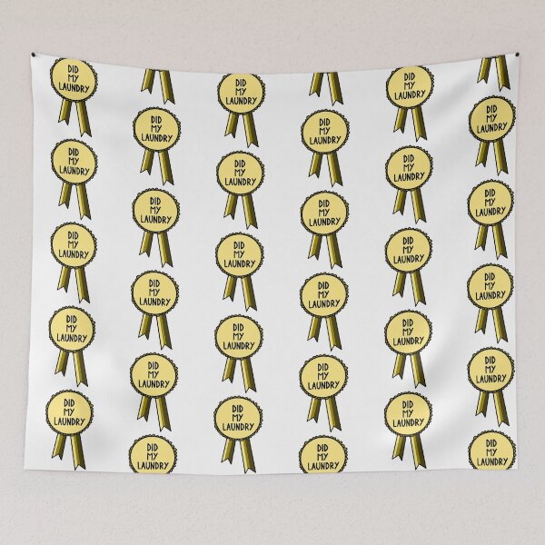 Item preview, Did My Laundry Ribbon Gold  designed and sold by CJ Vanderbeek.