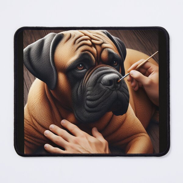 Artikelvorschau, Hyperrealism Extravaganza: Bullmastiff Elegance entworfen und verkauft von PawspectCreate.