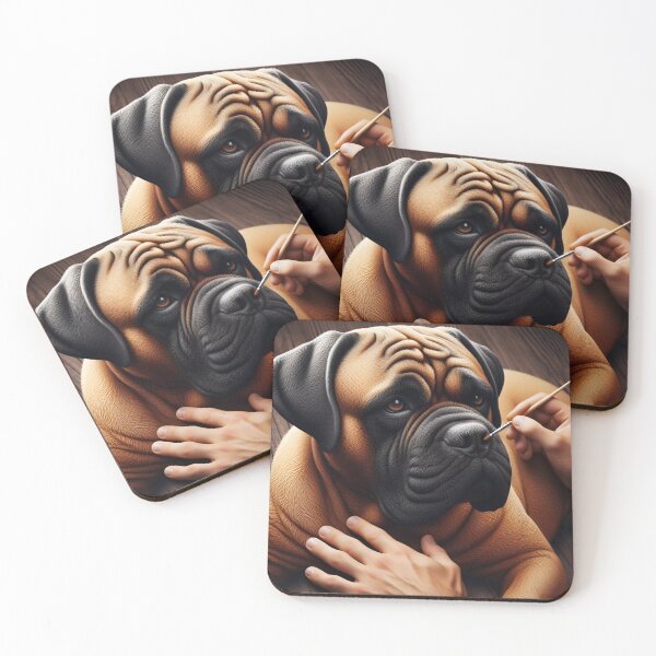 Artikelvorschau, Hyperrealism Extravaganza: Bullmastiff Elegance entworfen und verkauft von PawspectCreate.