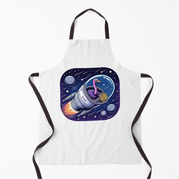Item preview, $NOSS "BTC Space Odyssey: Ostrich Captain in Capsule Ship" designed and sold by zzz888.