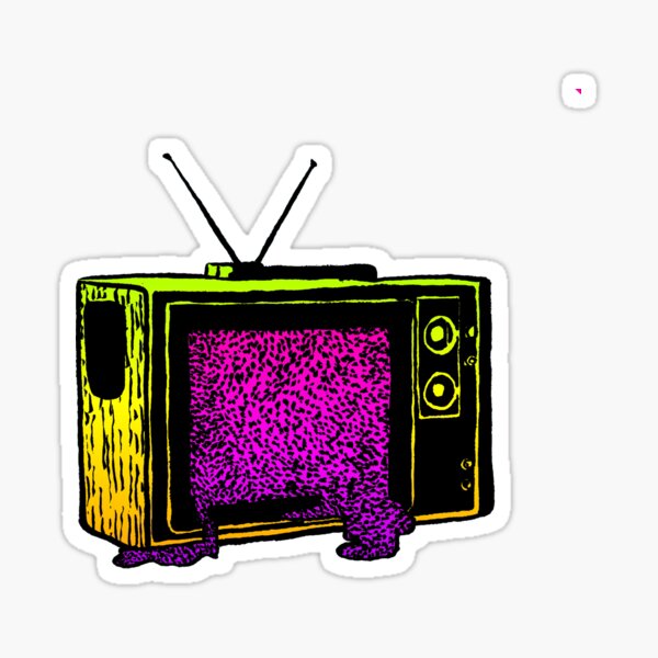 Item preview, the tv is melting designed and sold by HiddenStash.