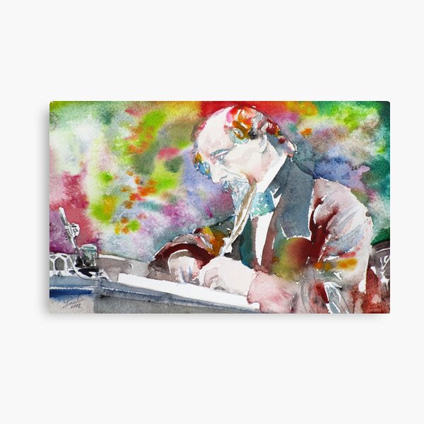 Item preview, CHARLES DICKENS - watercolor portrait.6 designed and sold by lautir.