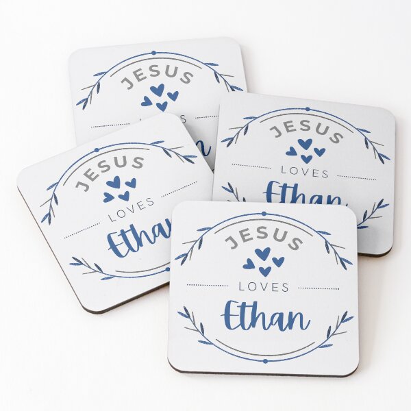 Item preview, Ethan - Jesus Loves Ethan / personalised name  designed and sold by Share-Blessings.